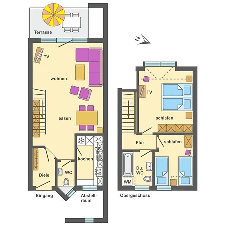 Freesenbruch Reihenhaus 8a - Eisbaer * Zingst